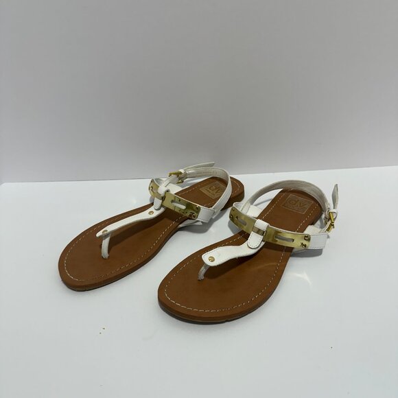 DOLCE VITA Slide On White Comfy Sandals; Size: 8; Good Condition - Picture 2 of 4